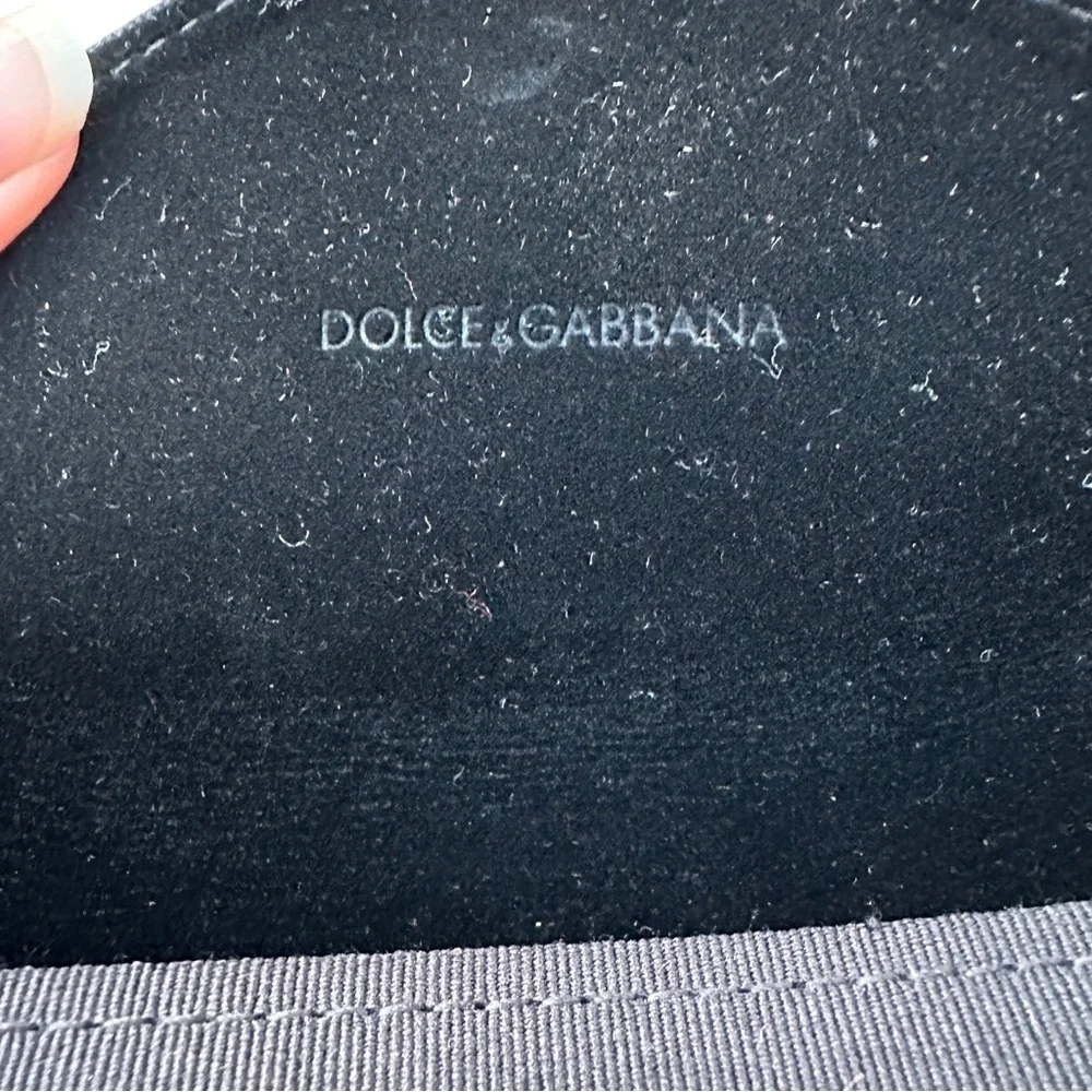 Dolce & Gabbana Eyeglass case Black not for oversized